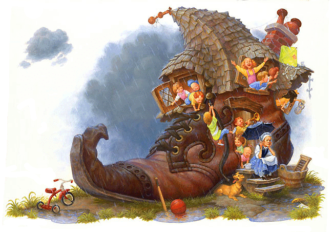Tthe Old Lady Who Lived In A Shoe Tthe Old Lady Who Lived In A Shoe