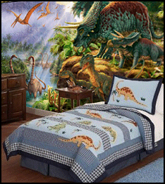 Dormitorios tema dinosaurios - Ideas para decorar dormitorios