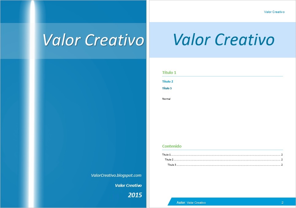 plantilla word informe