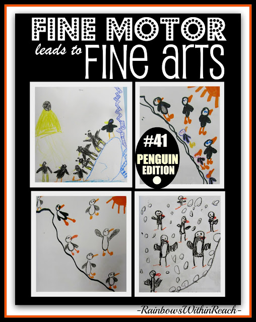Fine Motor Leads to Fine Arts: Penguin RoundUP RainbowsWithinReach Fine Motor Leads to Fine Arts: Penguin RoundUP RainbowsWithinReach