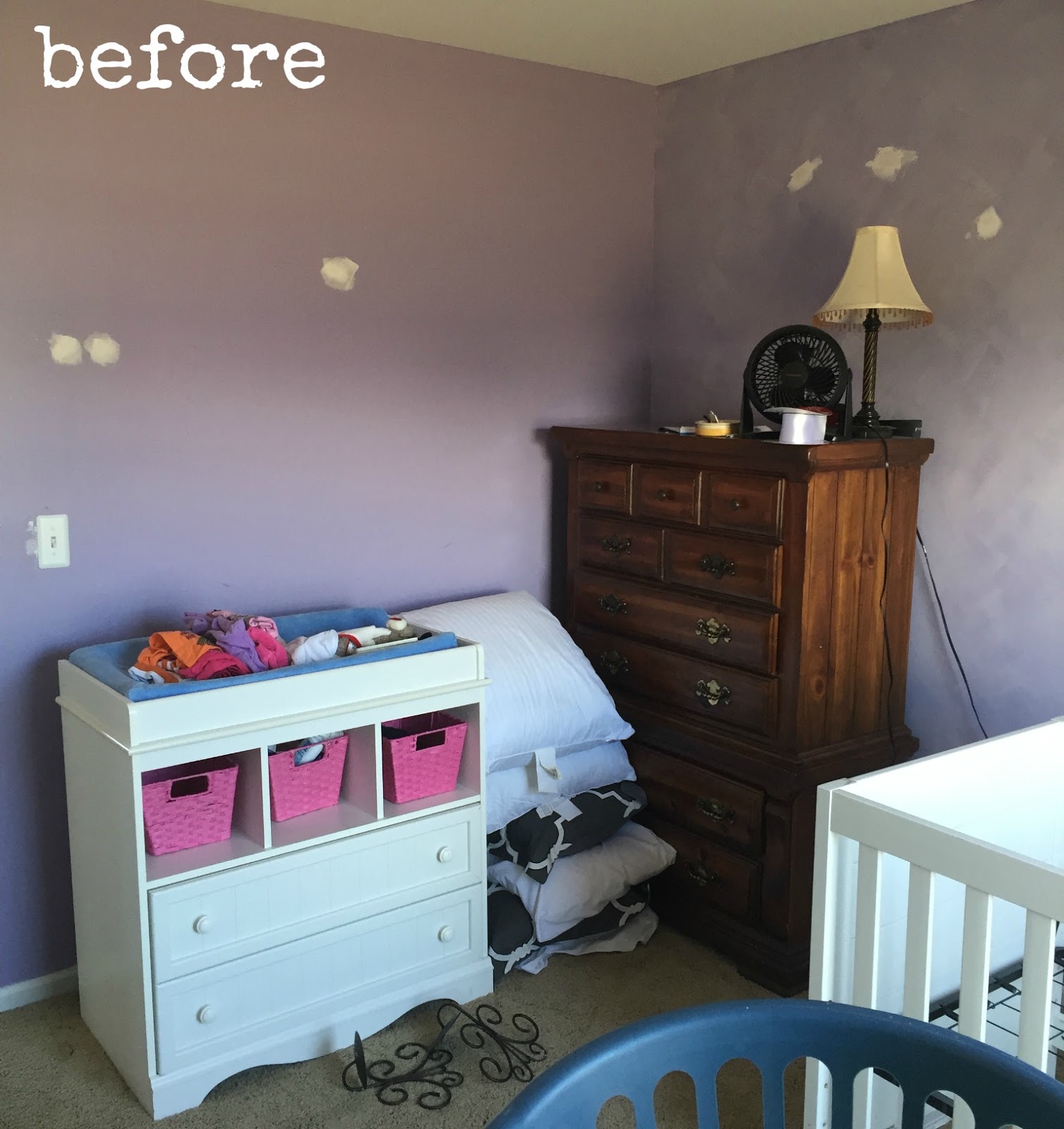 Pretty Distressed Gender Neutral Nursery On a Budget Reveal