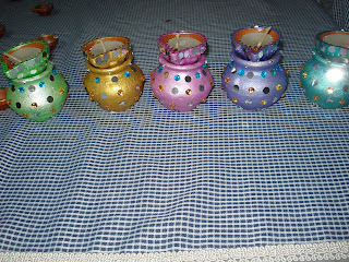 Indian Handmade Items Pots Decoration