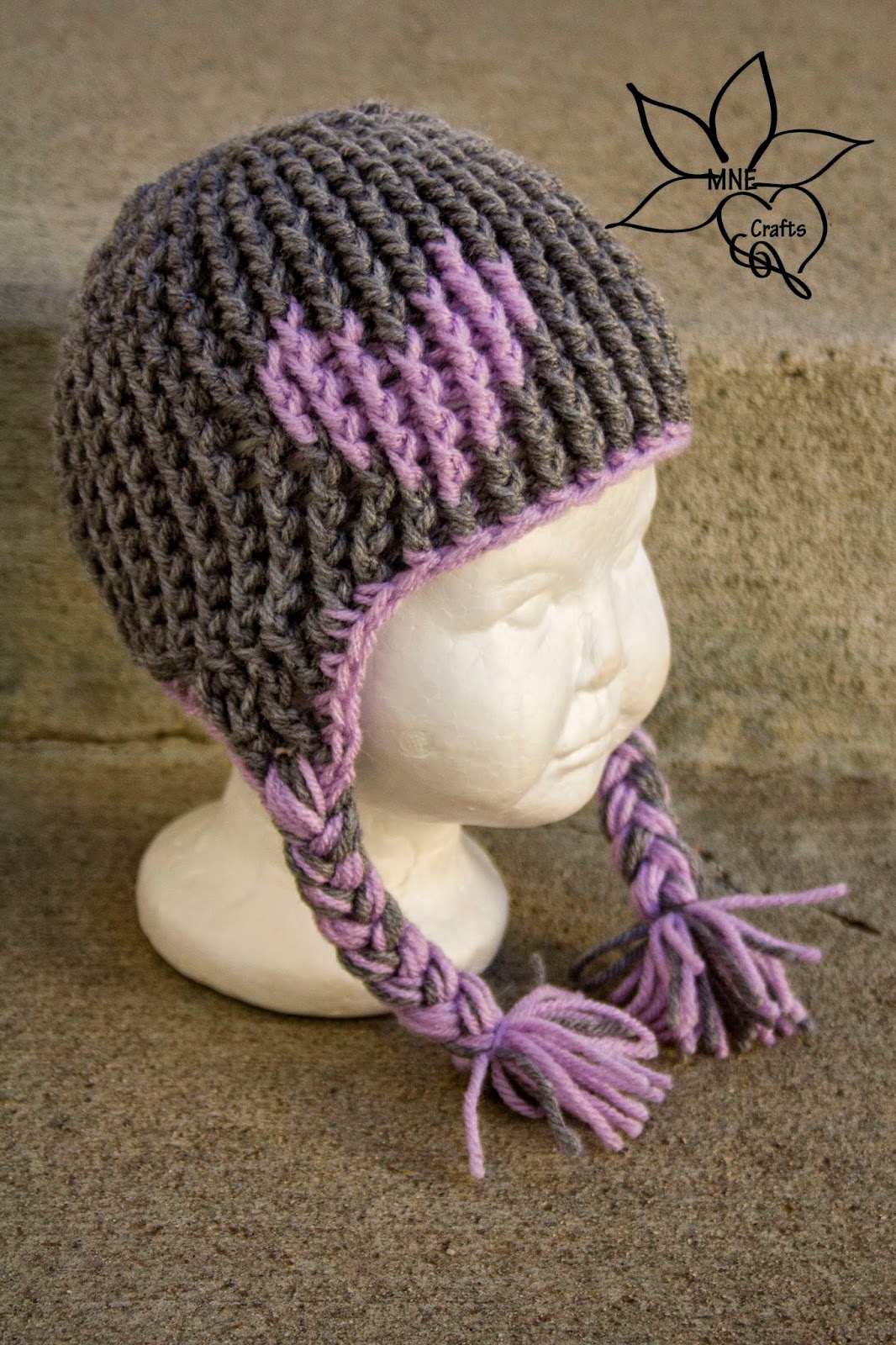 MNE Crafts: Full of Love Ear-flap Beanie