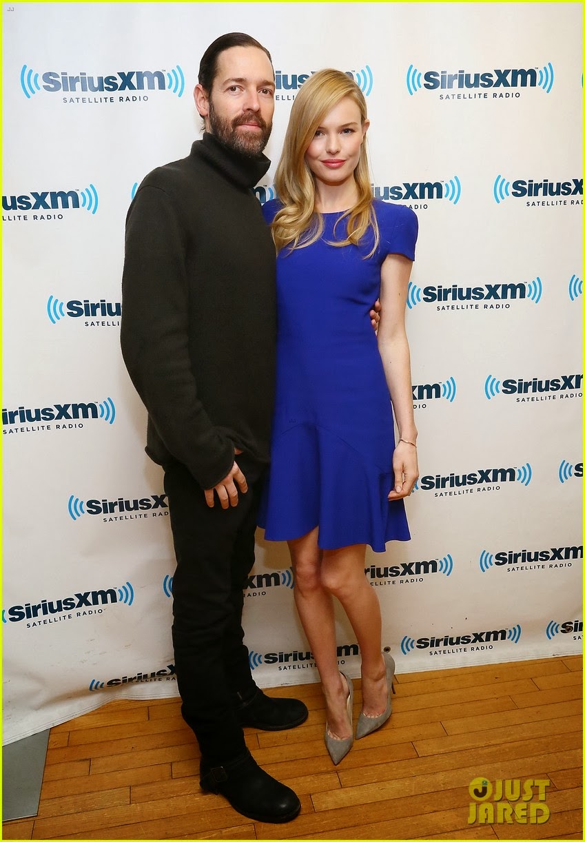 Celeb Diary: Kate Bosworth & Michael Polish @ SiriusXM Studios in New York