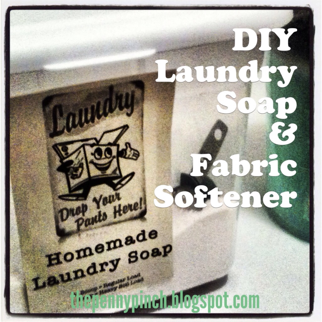 The Penny Pinch DIY Powdered Laundry Soap/Fabric Softener