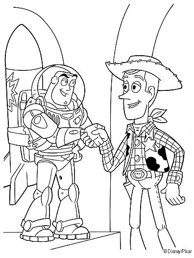Woody Toy Story Coloring Pages