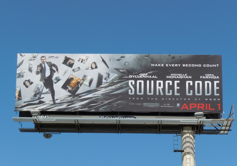 Source Code movie billboard
