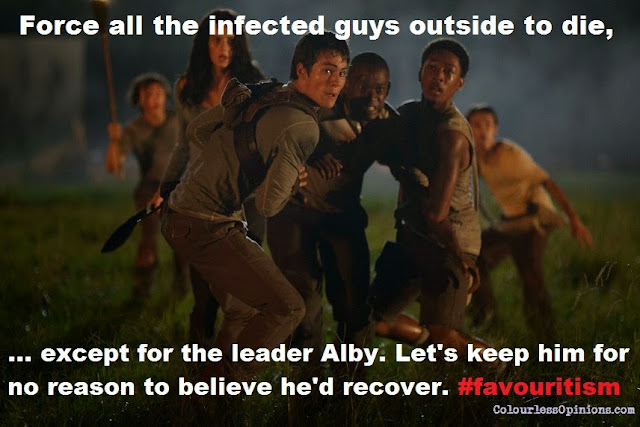 Maze Runner movie still meme