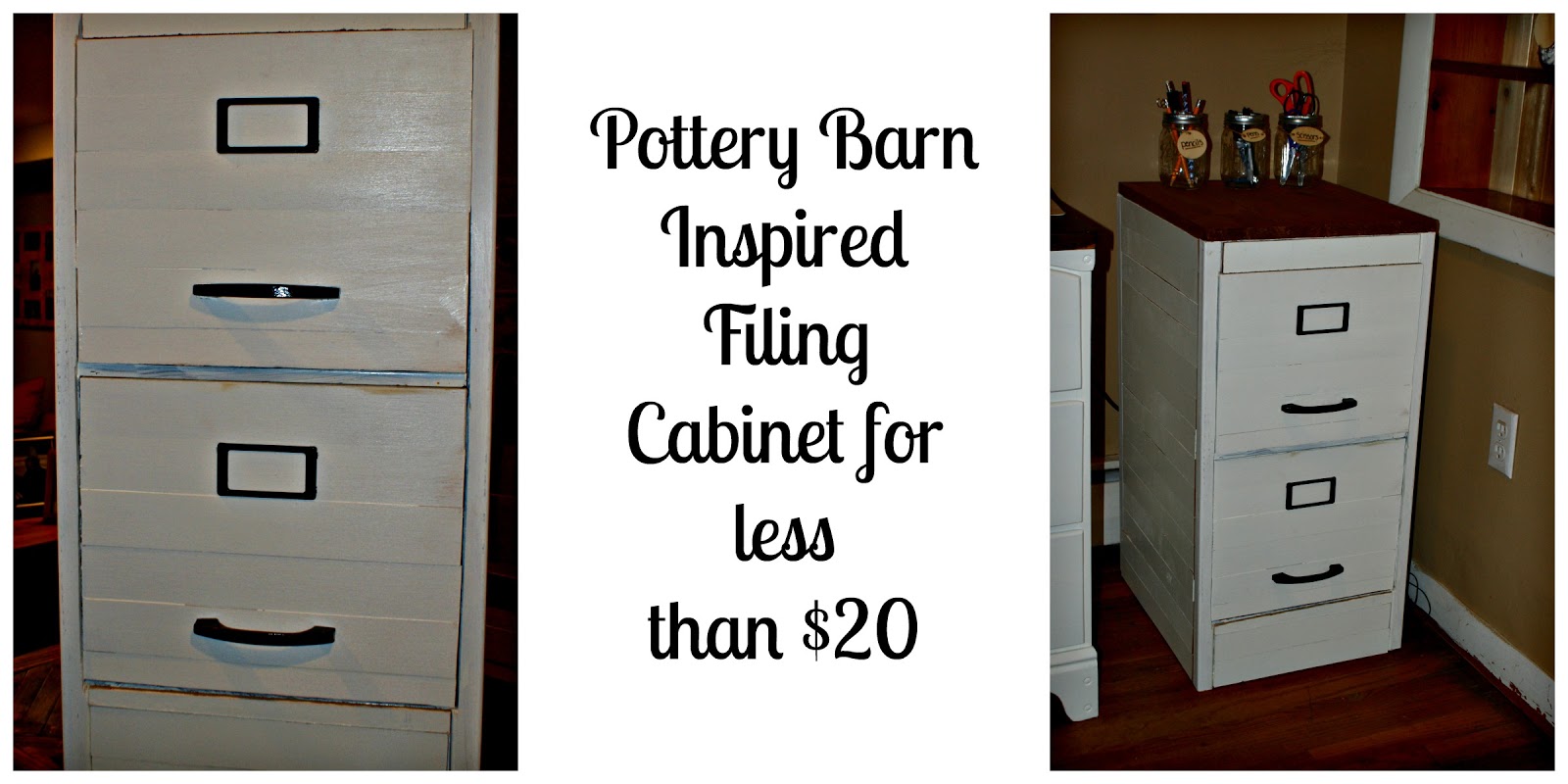 The Roane Home Pottery Barn Inspired Filing Cabinet For Less Than 20
