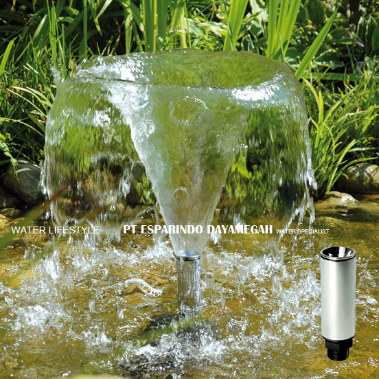 Desain, Peralatan dan Pemasangan Air Mancur: Peralatan Kolam Air Mancur