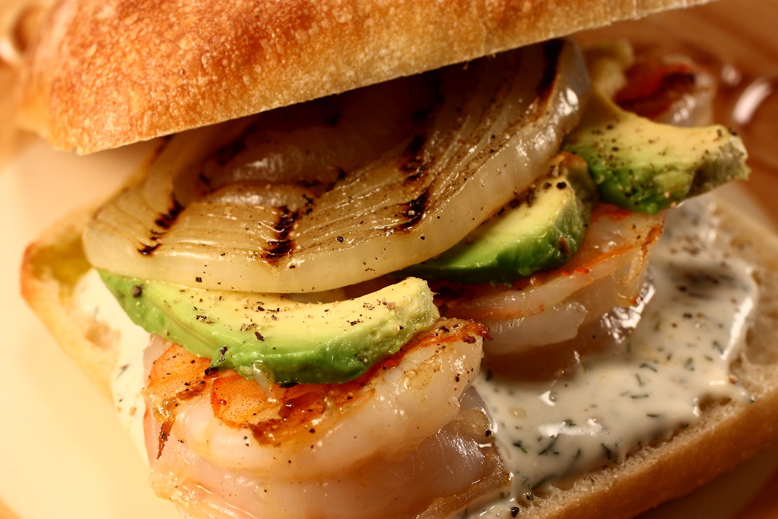 Chef Chuck S Cucina Grilled Shrimp Sandwich