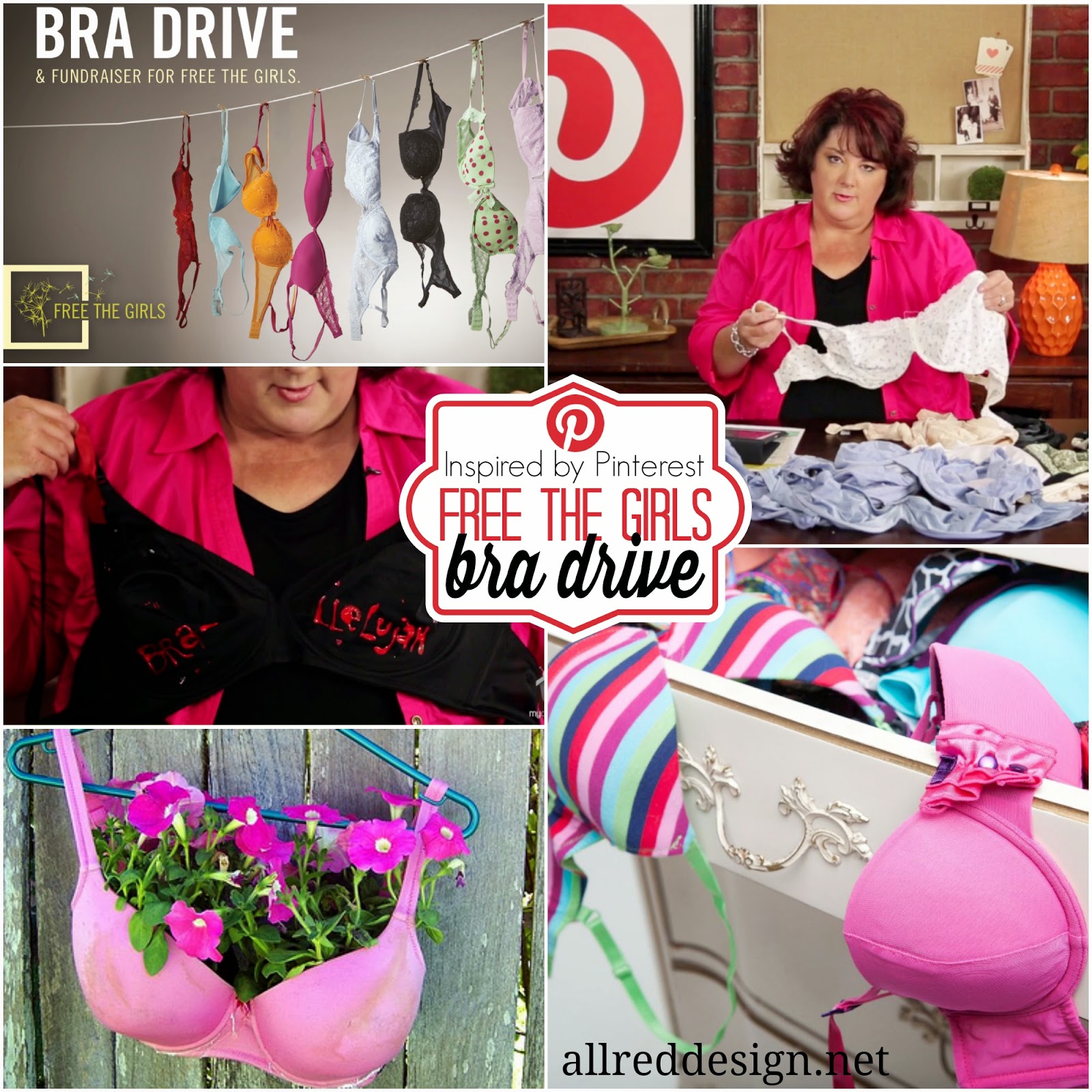 Allred Design Blog Inspired by Pinterest Free The Girls & Donate Your