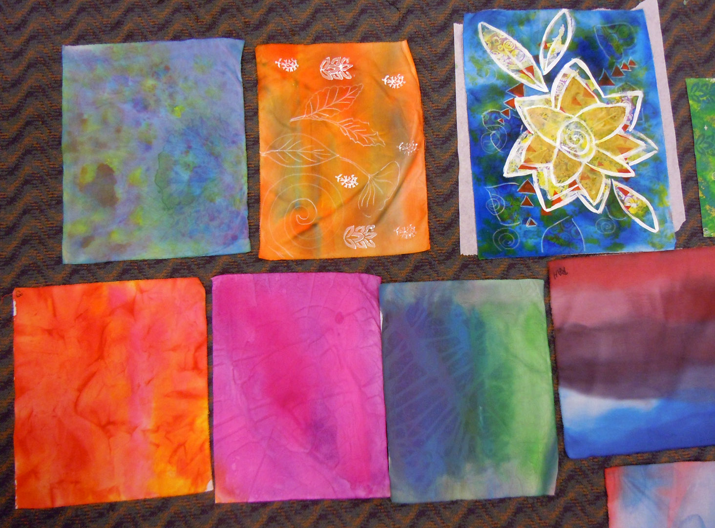 Judy Coates Perez A Sea of Colorful Fabric Using 10 Techniques with