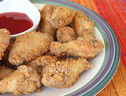 My Kitchen Snippets: Crispy Fried Chicken Wings