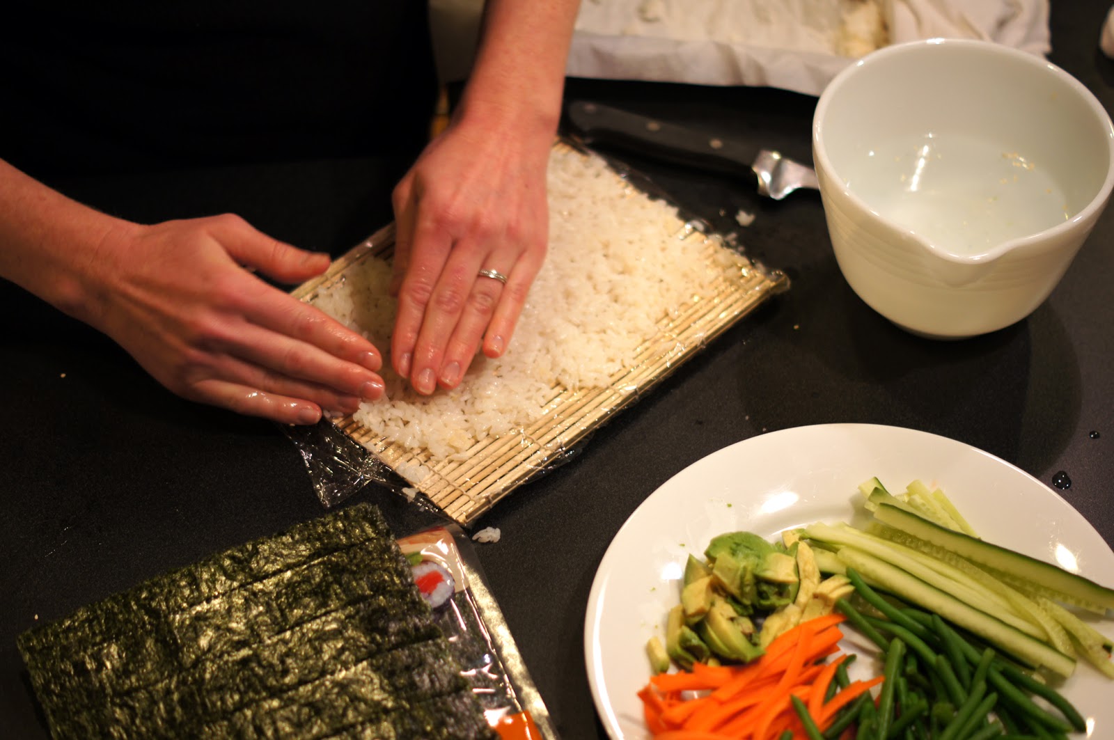 Sutton Grace: vegetable sushi roll