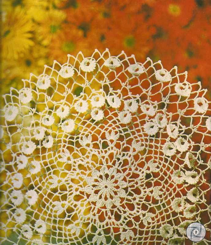 #38 Tapete a Crochet "Flor de Brezo"