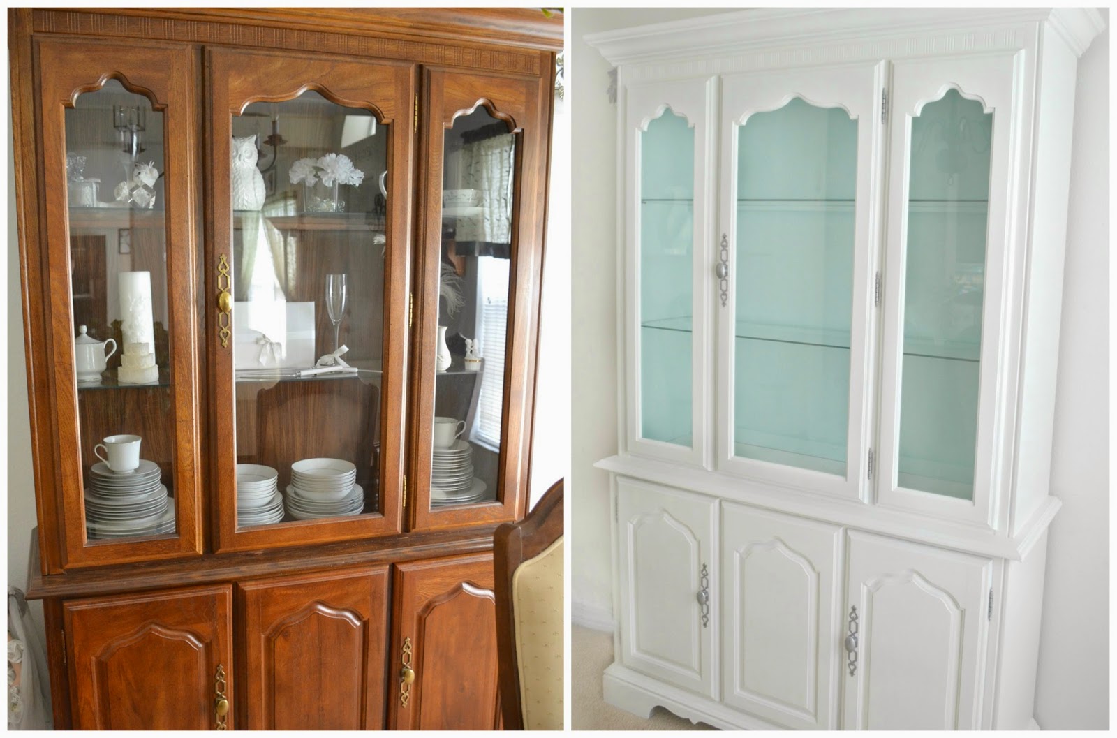 It's A Mom's World Dining Room Hutch Makeover Reveal