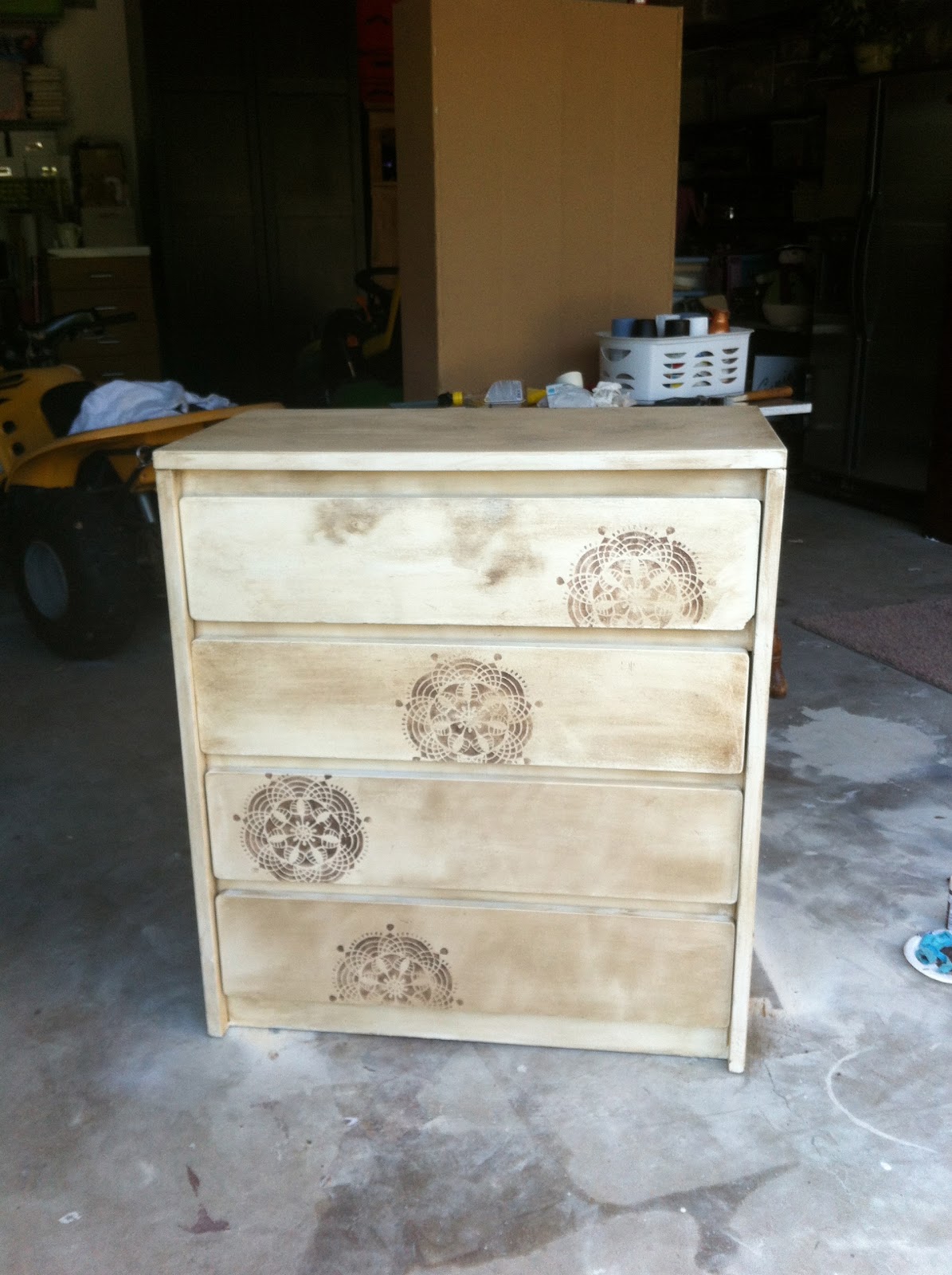 Spray Paint Dresser Silver Spray Paint Dresser Silver