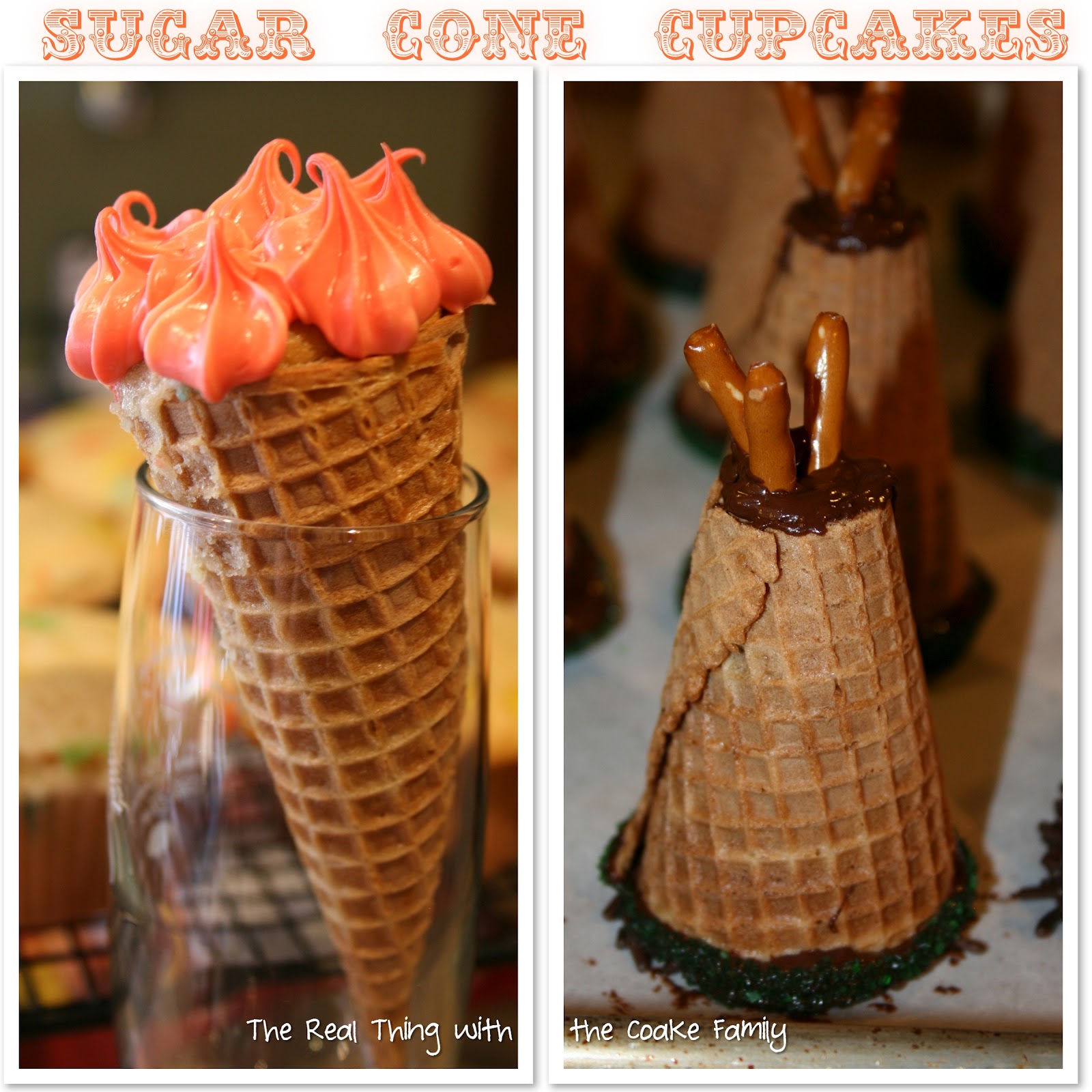 Sugar Cone Cupcake Baking the Easy Way {Tutorial} » The Real Thing with