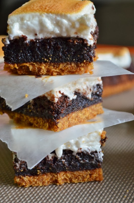 For the Love of Dessert S'more Brownies
