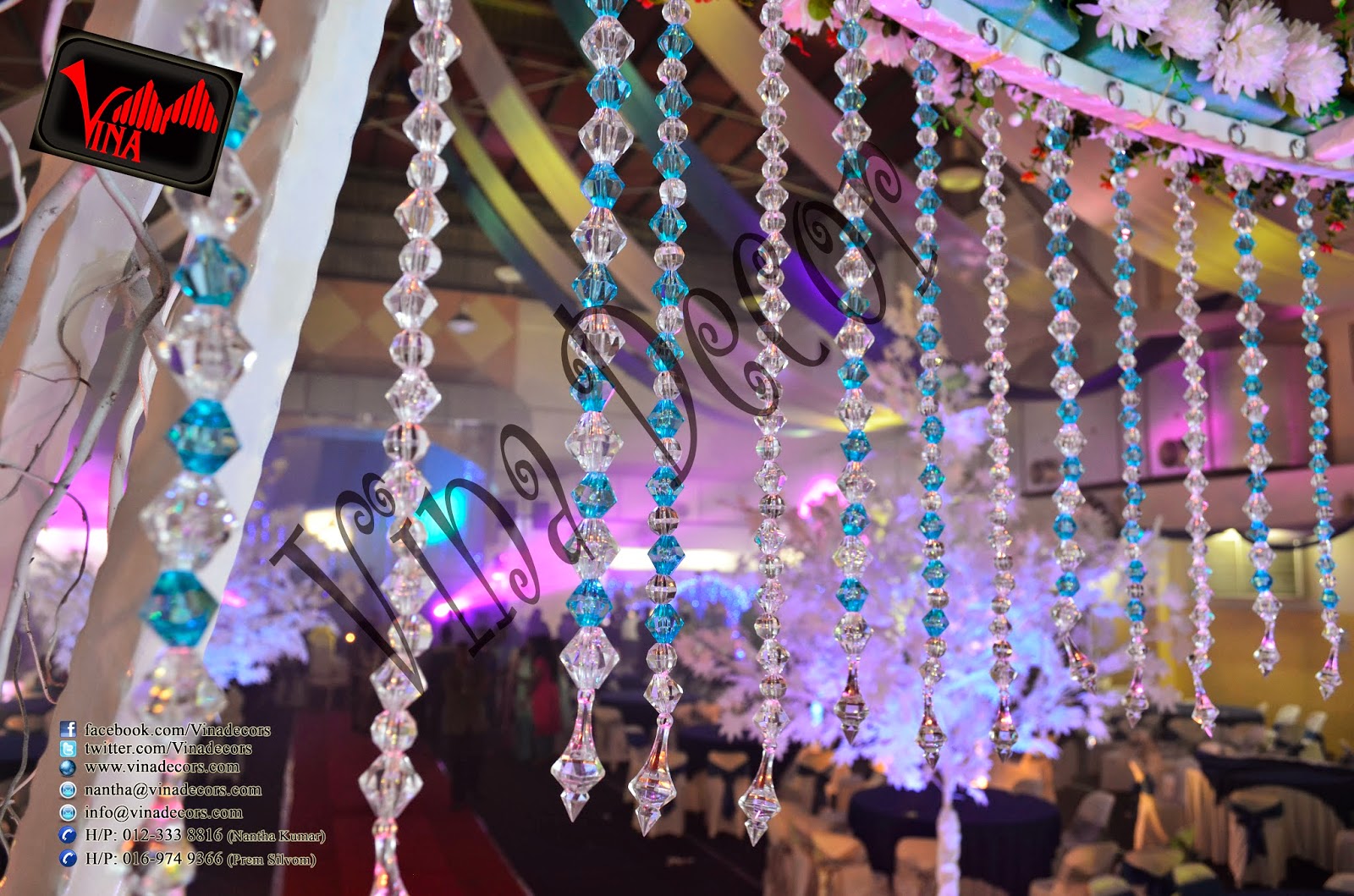 A Truly Magical Winter Wedding Dinner Concept at Pusat Komuniti Setul Perdana, Jalan 2/48A, Sentul Perdana, Bandar Baru Sentul Perdana, Kuala Lumpur on Saturday 26/04/2014 7PM (Entrance Decor with cloth, lighting, and dry stam, Walk way pillar (tree 11 feet tall) enhanced with white leafs and hanging crystal, Walk way arch / dome with hanging crystal and dry stam, main table setting, stage setting, photography section custom design as per couple request, table and chair, and projector screen 10 x 10 feet. A Truly Magical Winter Wedding Dinner Concept at Pusat Komuniti Setul Perdana, Jalan 2/48A, Sentul Perdana, Bandar Baru Sentul Perdana, Kuala Lumpur on Saturday 26/04/2014 7PM (Entrance Decor with cloth, lighting, and dry stam, Walk way pillar (tree 11 feet tall) enhanced with white leafs and hanging crystal, Walk way arch / dome with hanging crystal and dry stam, main table setting, stage setting, photography section custom design as per couple request, table and chair, and projector screen 10 x 10 feet.