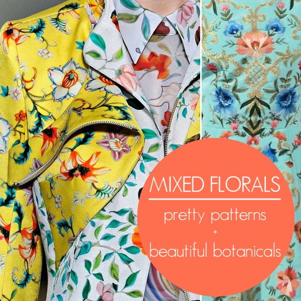 how to wear mixed florals
