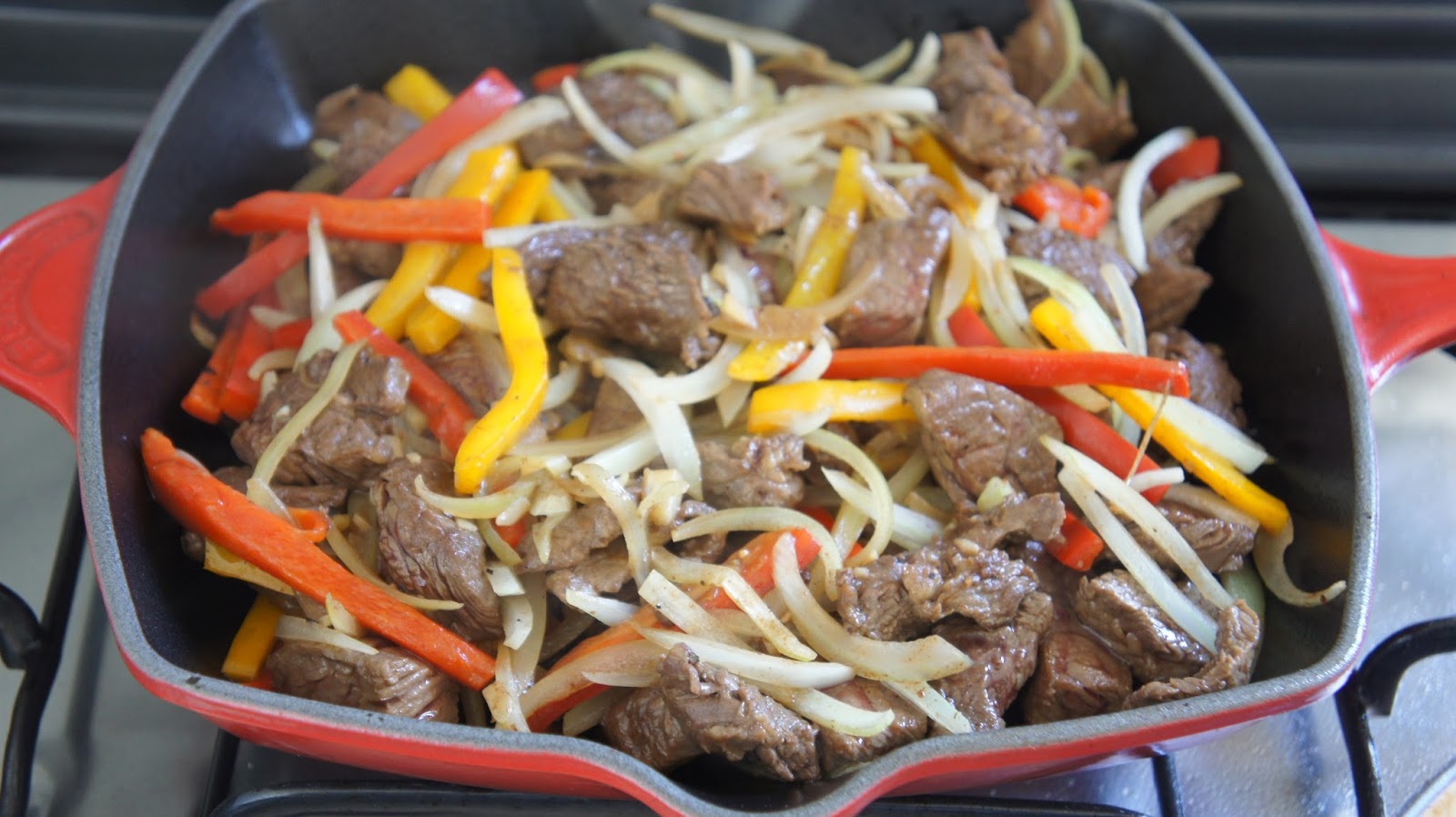 Receitinhas da Brunildinha FAJITAS DE CARNE
