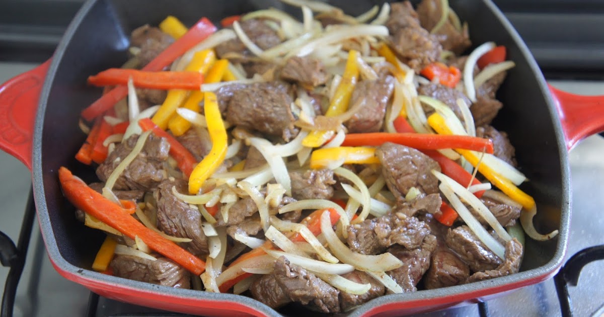 Receitinhas da Brunildinha FAJITAS DE CARNE