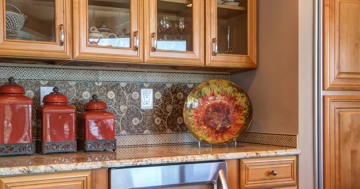Mercer Island Views Detail of Kitchen with Wine Storage.