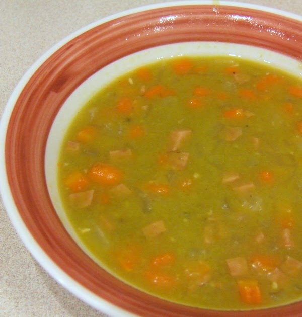 That Is a HumDINGER! EASY Split Pea Soup (in the Crock Pot!)