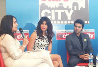 Priyanka Chopra and Ram Charan promotes Zanjeer in Delhi at different locations