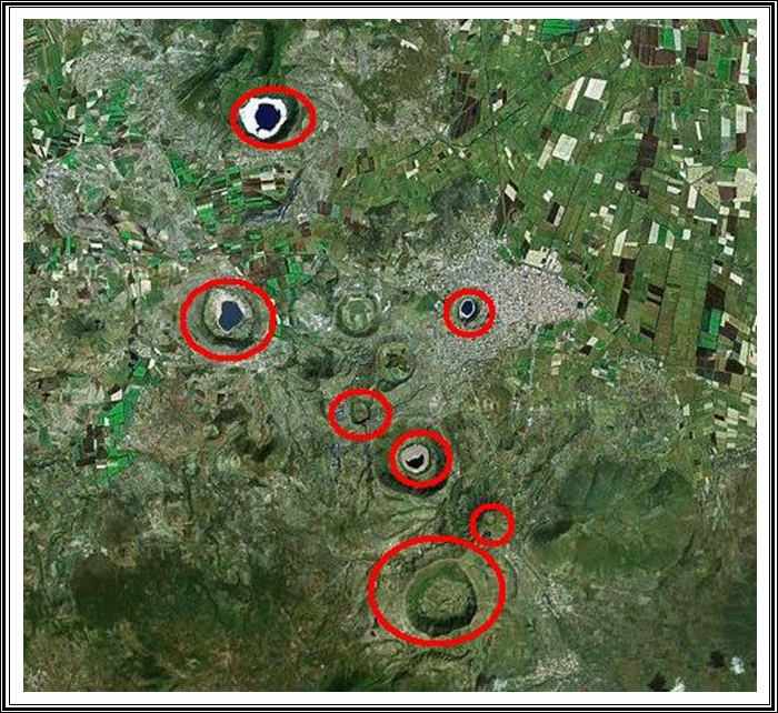 Historias y leyendas El Valle de las siete luminarias en México.