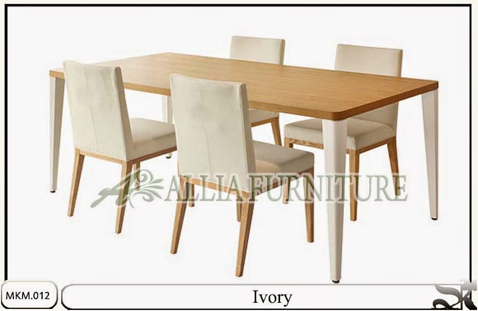 meja kursi makan minimalis set ivory meja kursi makan minimalis set ivory