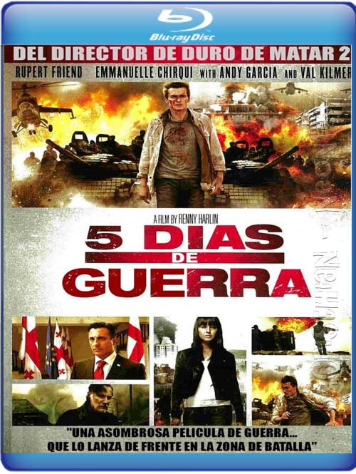 5 Días De Guerra (Español Latino) (BRrip) (2011) (partes de 250 MB y 1 LINK) (Mirrors) 5 Días De Guerra (Español Latino) (BRrip) (2011) (partes de 250 MB y 1 LINK) (Mirrors)