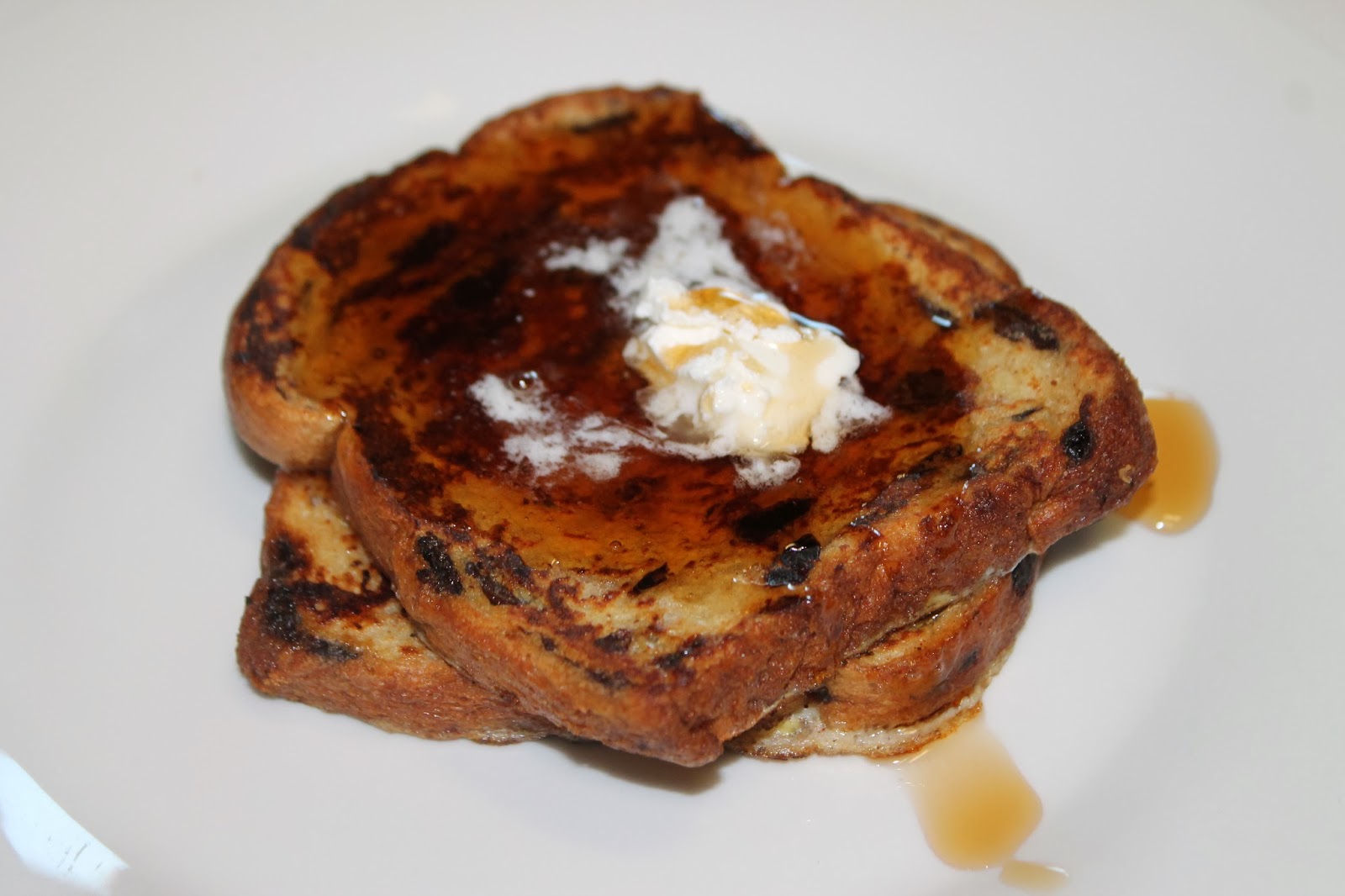 The Crystal Dish Raisin Bread French Toast