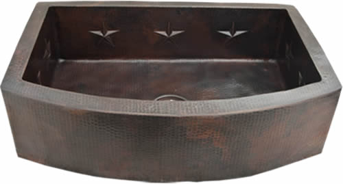 Hammered Copper Sinks: Apron Front Copper Sinks ...
