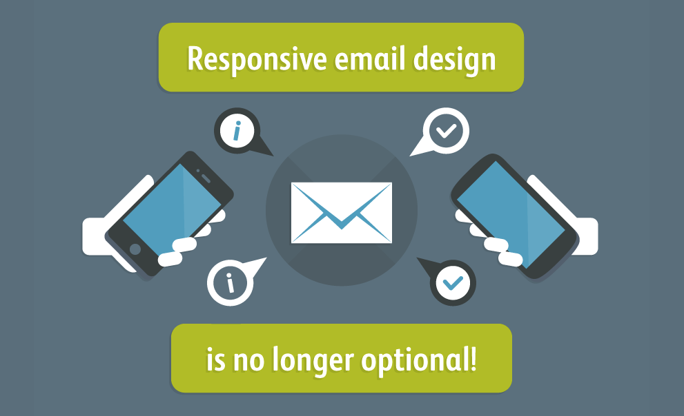 Responsive Email Design Is No Longer Optional infographic / Digital