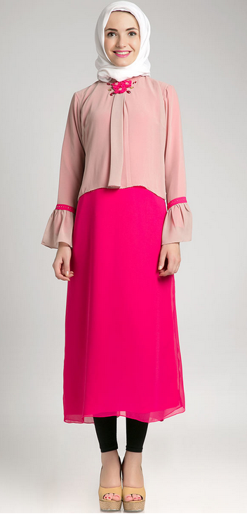 Model Baju Long Dress Muslim Terbaru