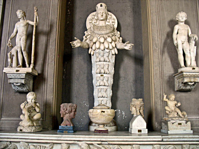 goddess of fertility in the Sistine chapel in Rome