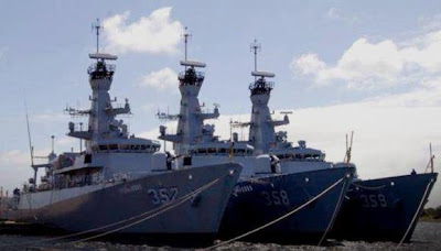 KRI Bung Tomo-357, KRI John Lie-358 dan KRI Usman Harun-359 KRI Bung Tomo-357, KRI John Lie-358 dan KRI Usman Harun-359