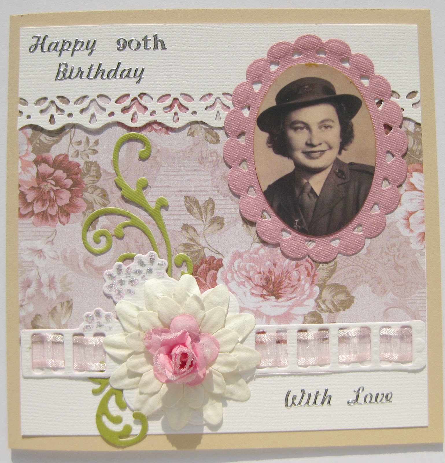 To A Special MAM 90th Birthday Card.