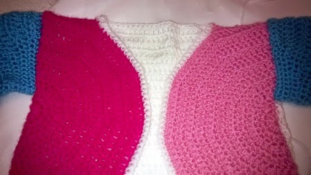 Rebeca de lana para bebé de un año Rebeca crochet para bebé