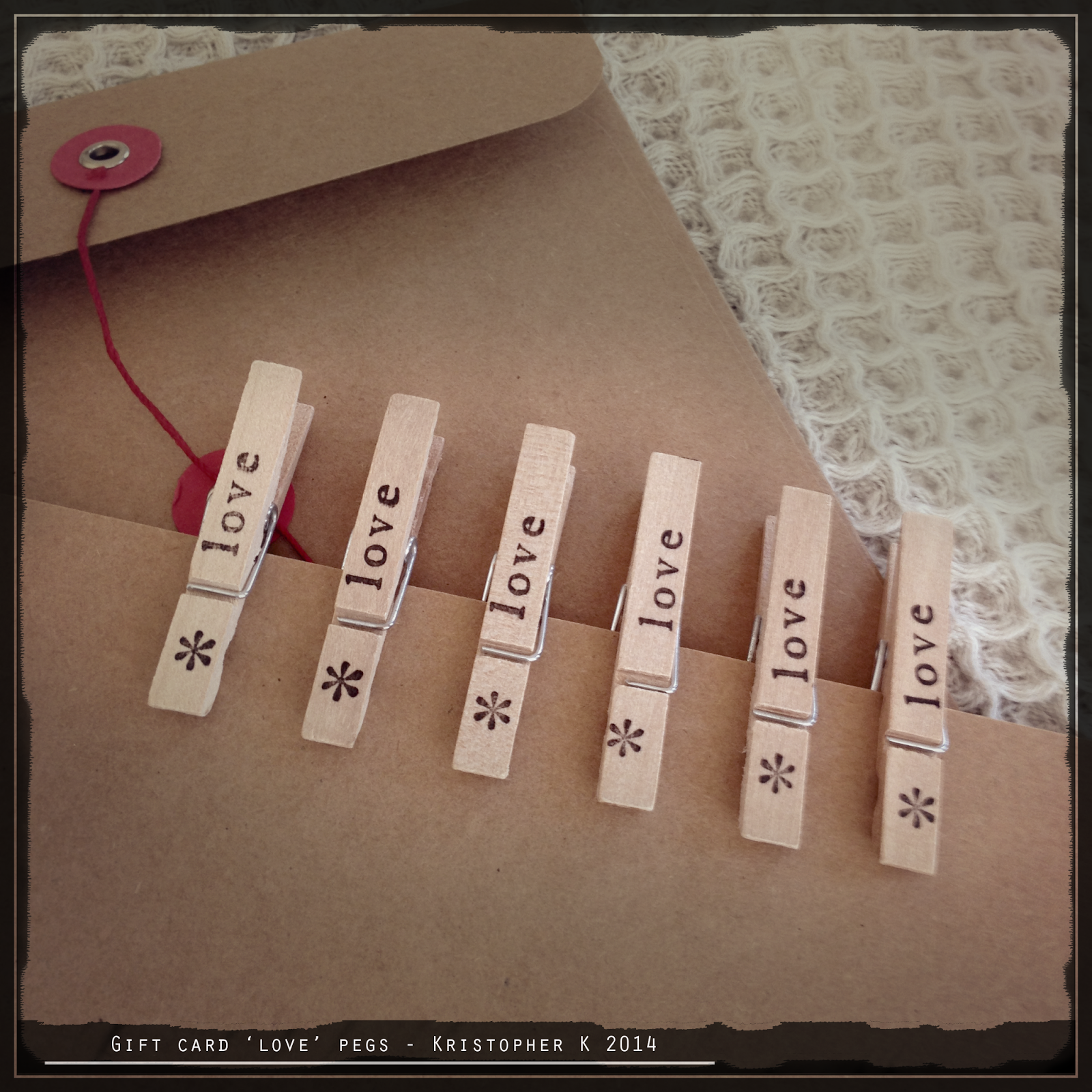 Kristopher K 'Easy As' DIY Mini Peg Card Holders and 'Maze' a new fabric collection