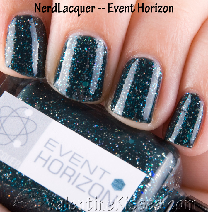 Valentine Kisses: NerdLacquer nail polish: Event Horizon, Nebula, Entirely  Unlike Tea (swatches, pics)