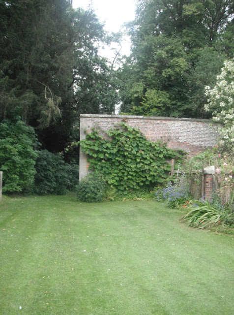 a walled garden in northumberland