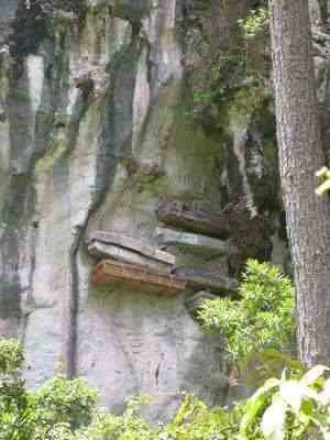 hanging coffins- sagada, philippines photo of hanging coffins- sagada, philippines