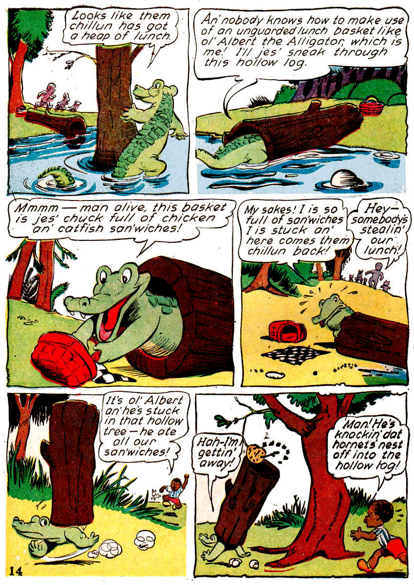 Pappy's Golden Age Comics Blogzine Number 1632 Albert the Alligator
