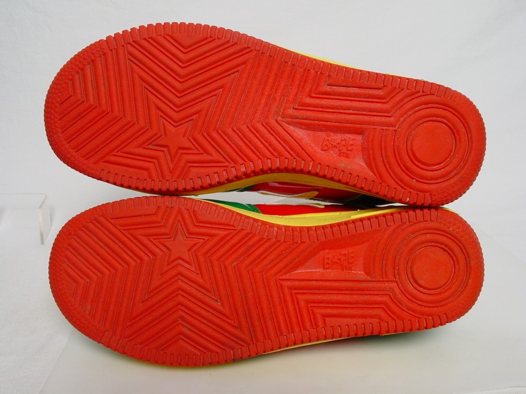 UBundle BAPE STA BATHING APE FS001 FOOT SOLDIER Shoes US7.5