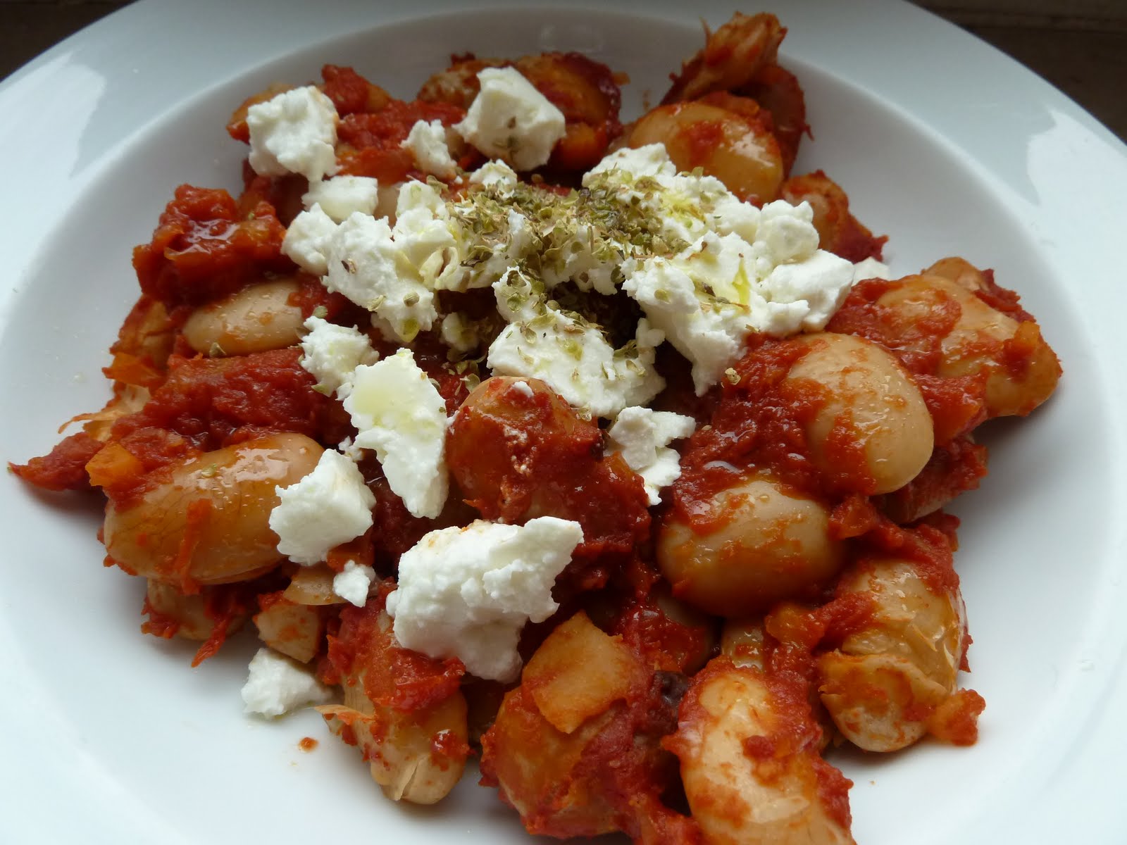 cooking casualties: Gigantes Plaki mit Feta