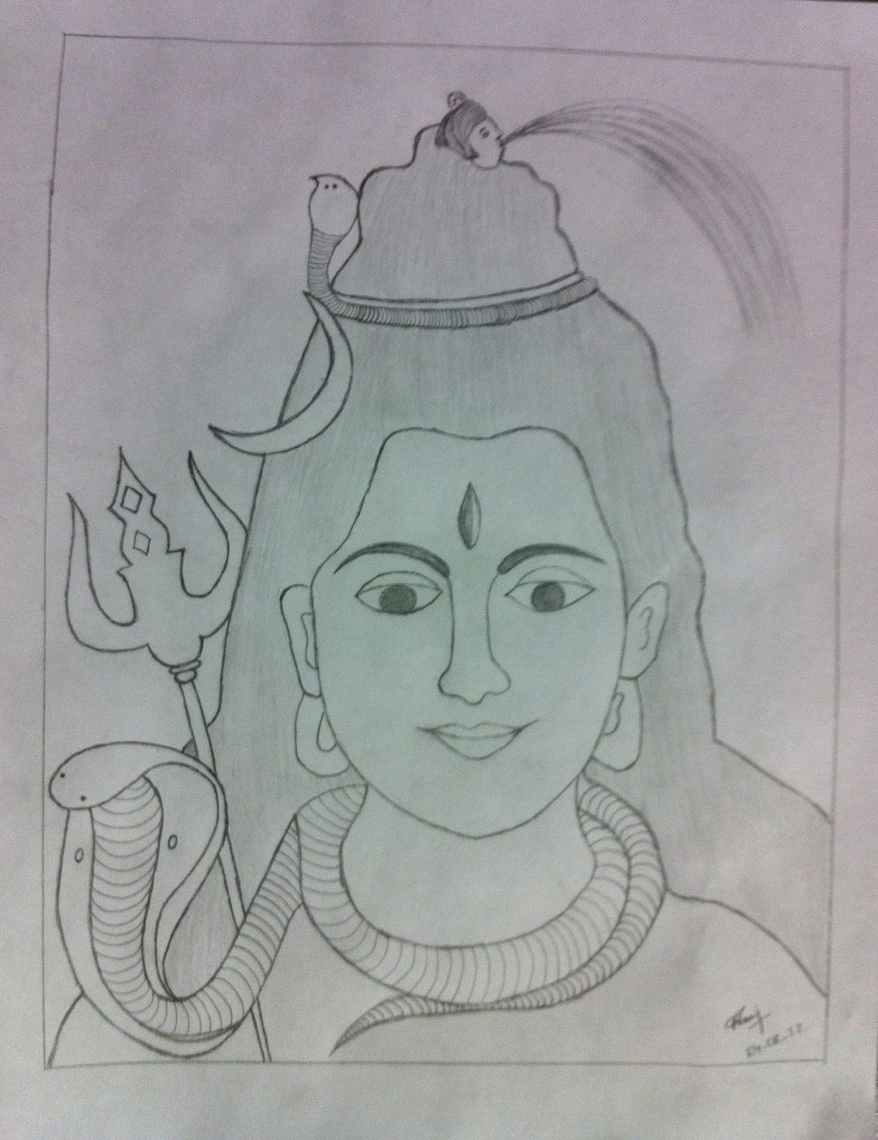 Featured image of post Lord Shiva Drawing For Kids